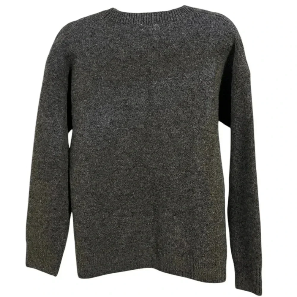 ⚡️SOLD Hem & Thread S/M Gray Geometric Print Cozy Soft sweater - Picture 2 of 2